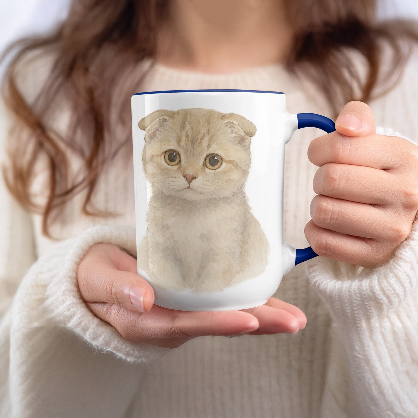 Cute Kitten Design Mug for Cat Lovers Coffee Tea Product