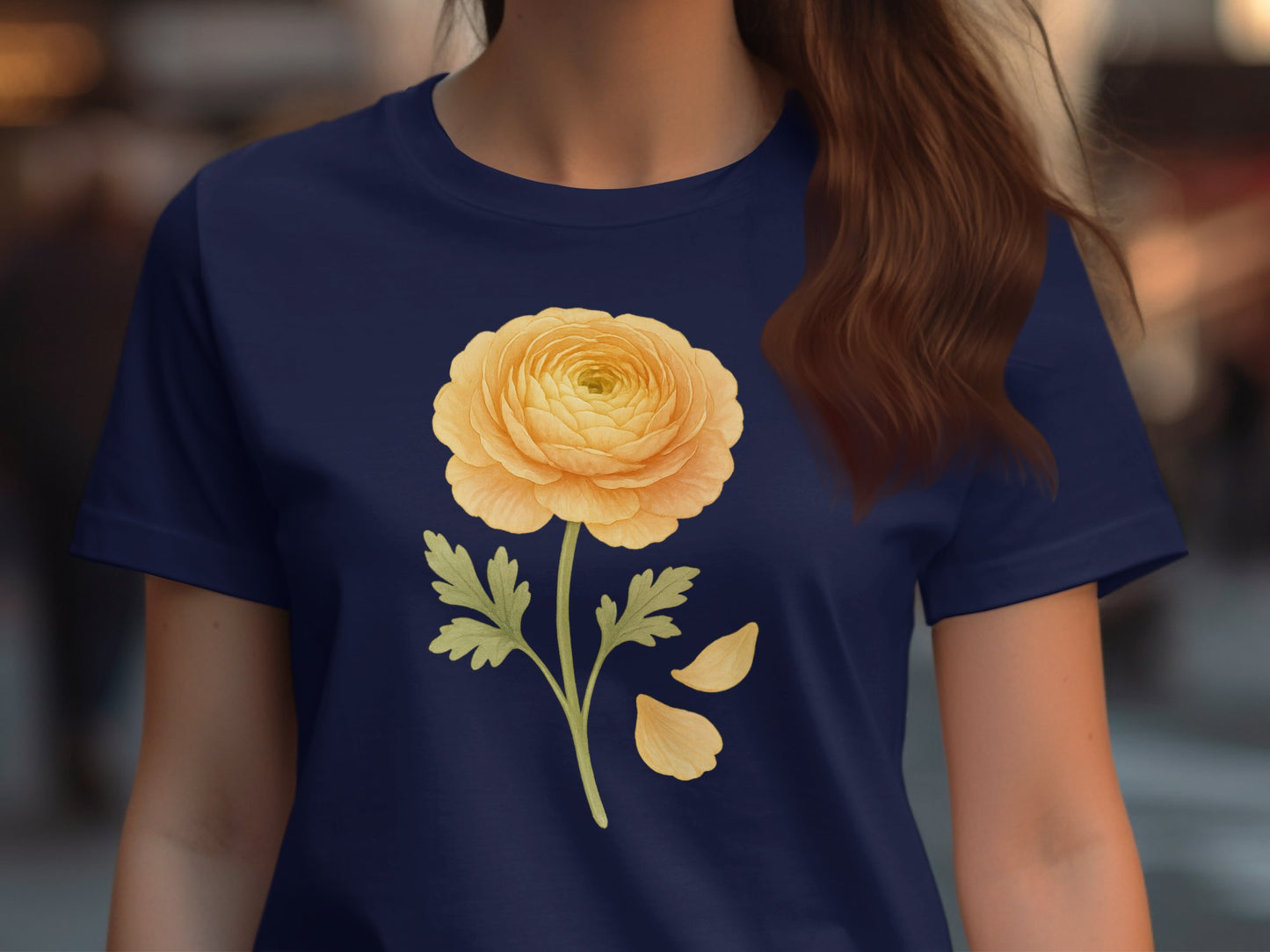 Yellow Bloom Graphic Tee trendy fashion product type