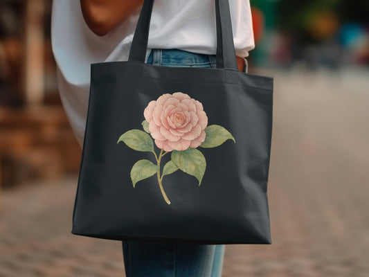 Elegant Floral Tote Bag with Vintage Rose Design product type