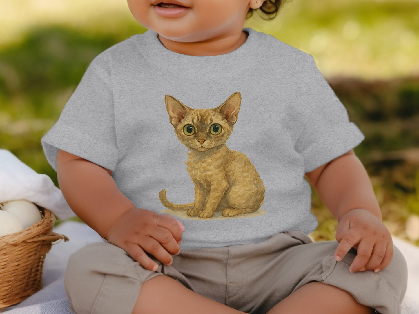 Cute Kitten Design on Baby T-Shirt product