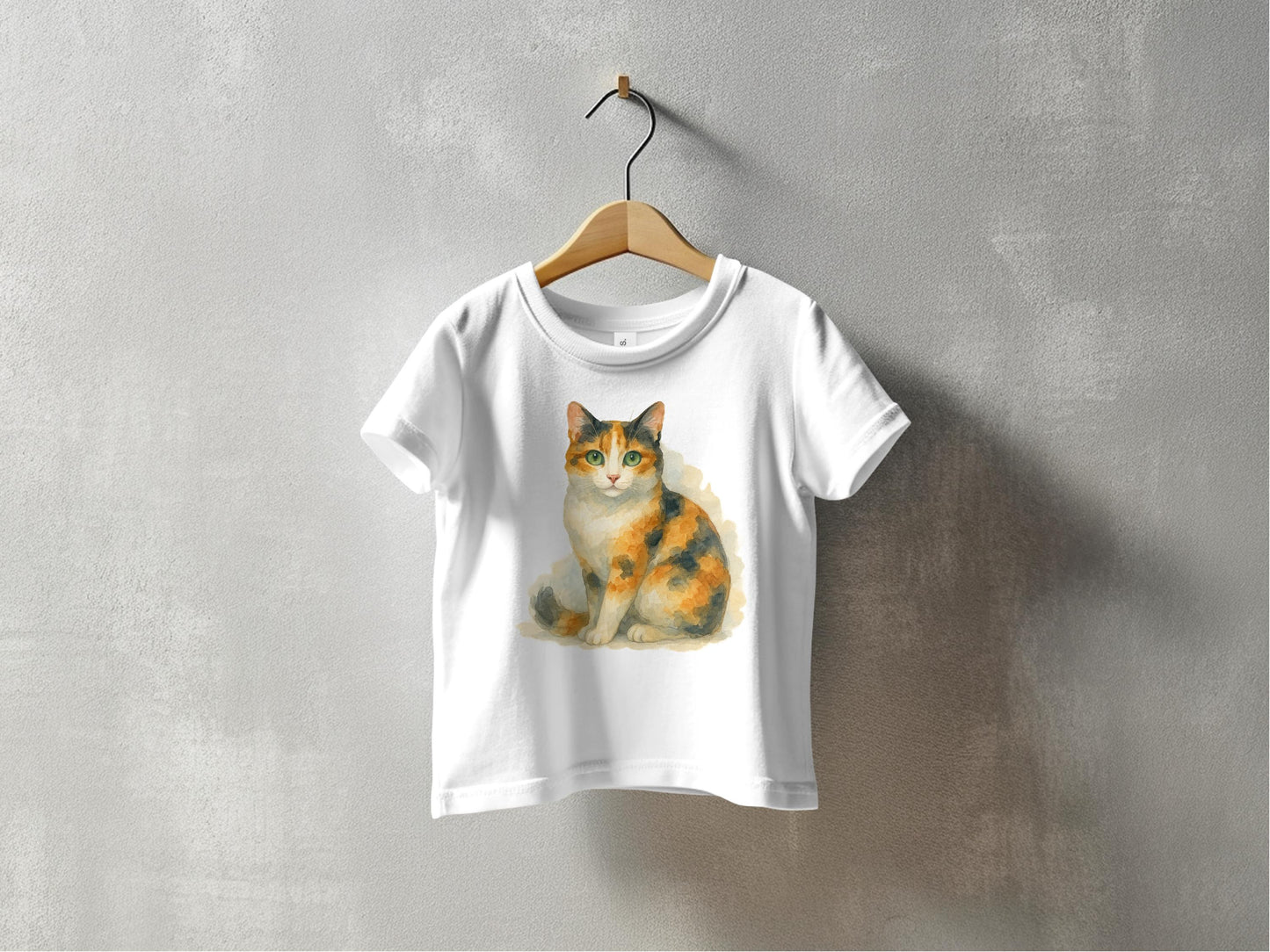 Cute Cat Printed Design T-shirt for Kids product