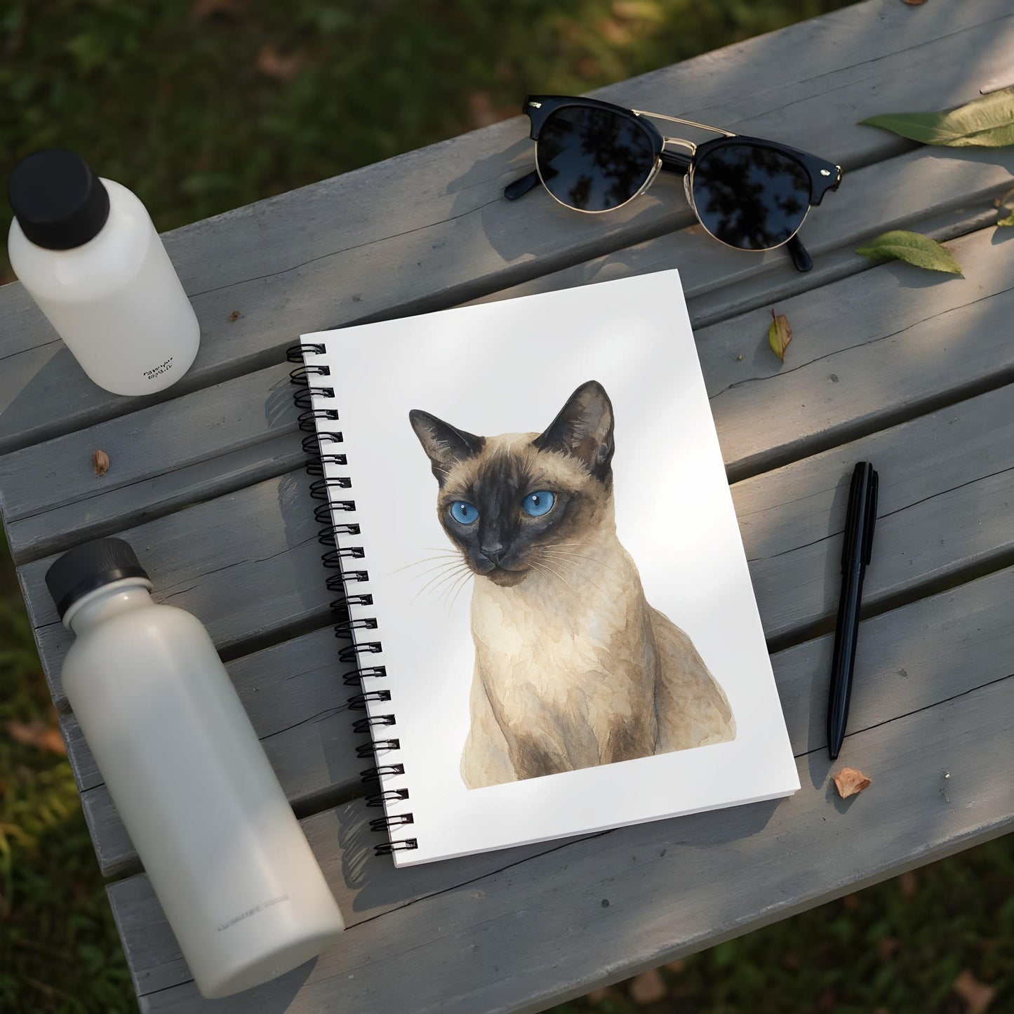 Siamese Cat Spiral Notebook for School or Work product