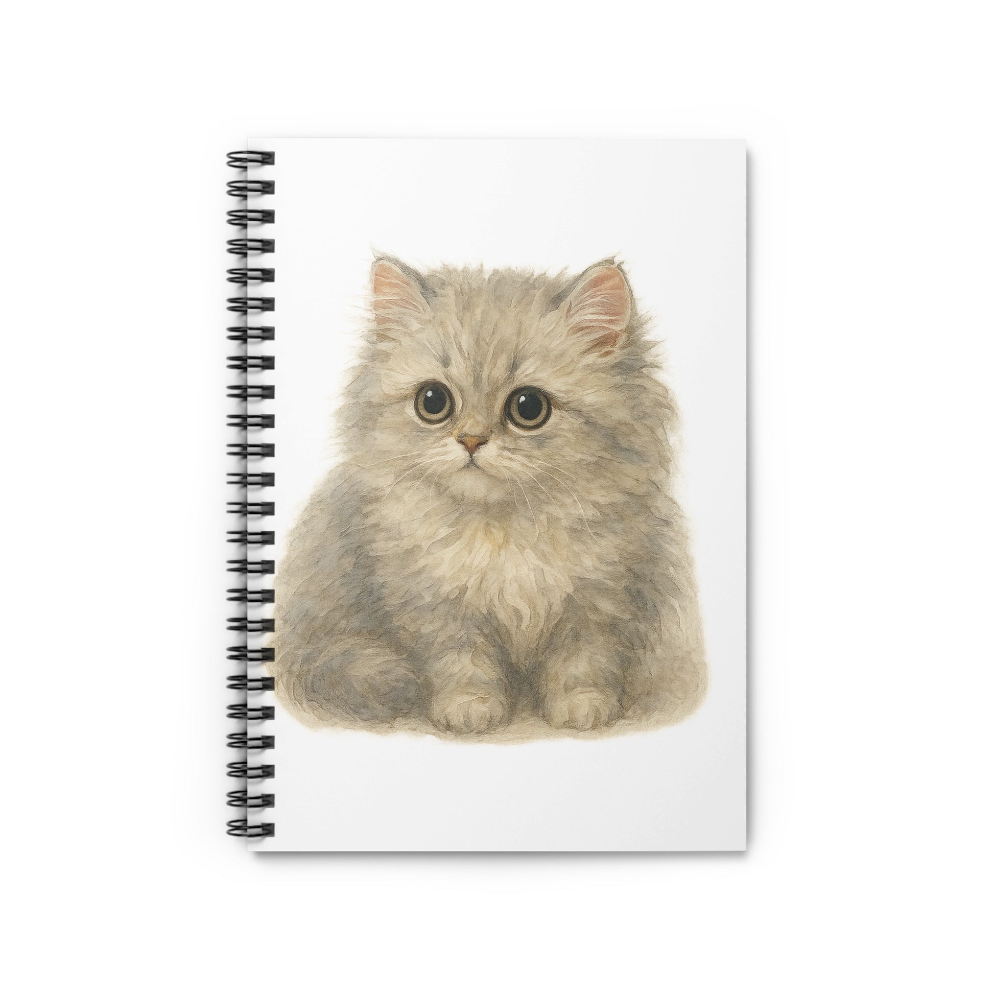 Adorable Fluffy Kitten Spiral Bound Notebook product