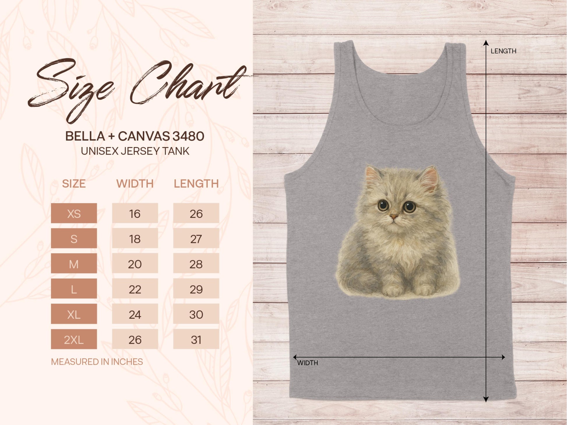 Cute Grey Kitten Graphic Print Unisex Jersey Tank product