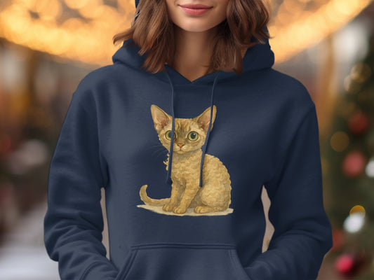 Adorable Cat Design Hoodie for Cat Lovers product type