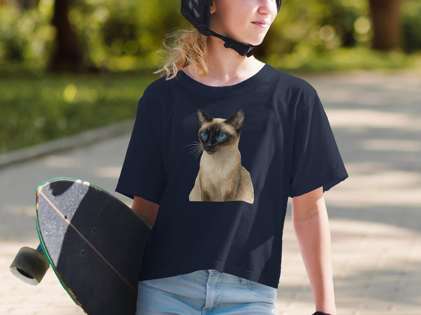 Adorable Cat Portrait Print for Casual Wear Shirt Product