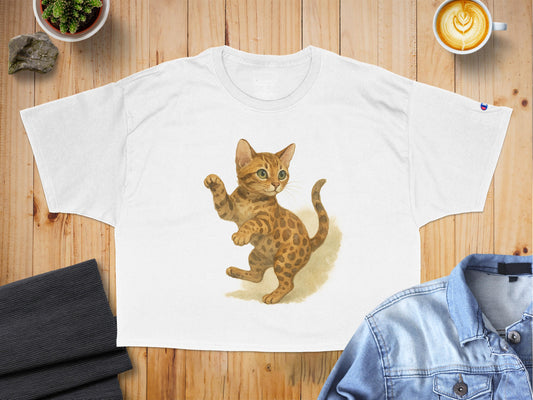 Adorable Kitten Printed Top for Fashion Enthusiasts product