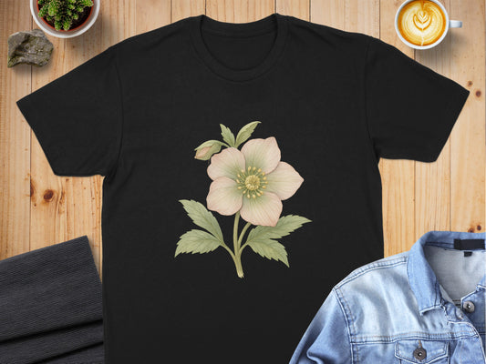 Vintage Flower Illustration Graphic Print T-shirt product type