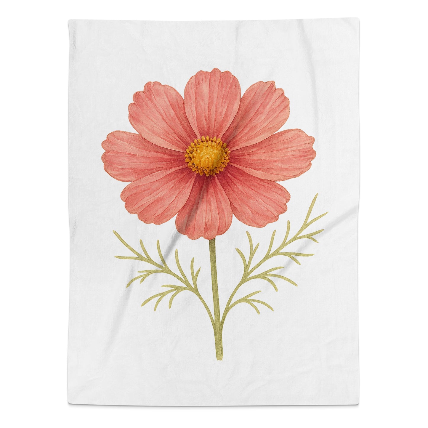 Beautiful Pink Flower Botanical Illustration product type