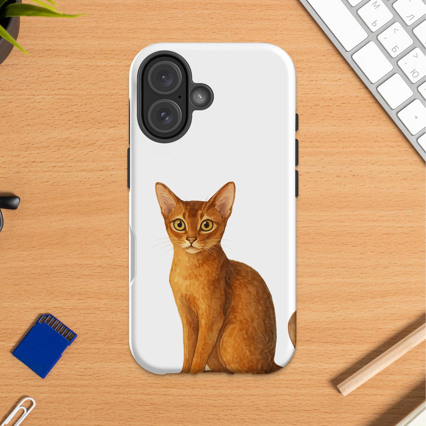 Artistic Cat Designed Smartphone Case Product