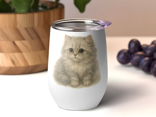 Adorable Kitten Print Insulated Drinkware Product