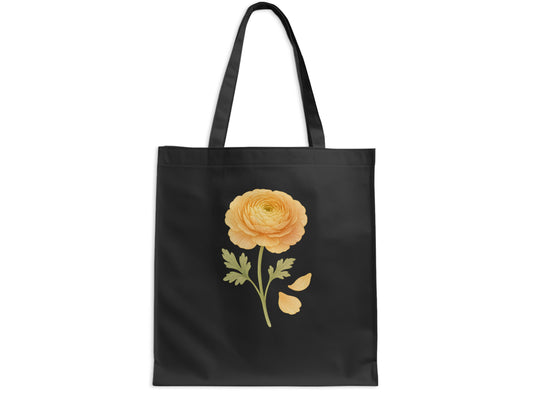 Beautiful Orange Flower Design Tote Bag product type