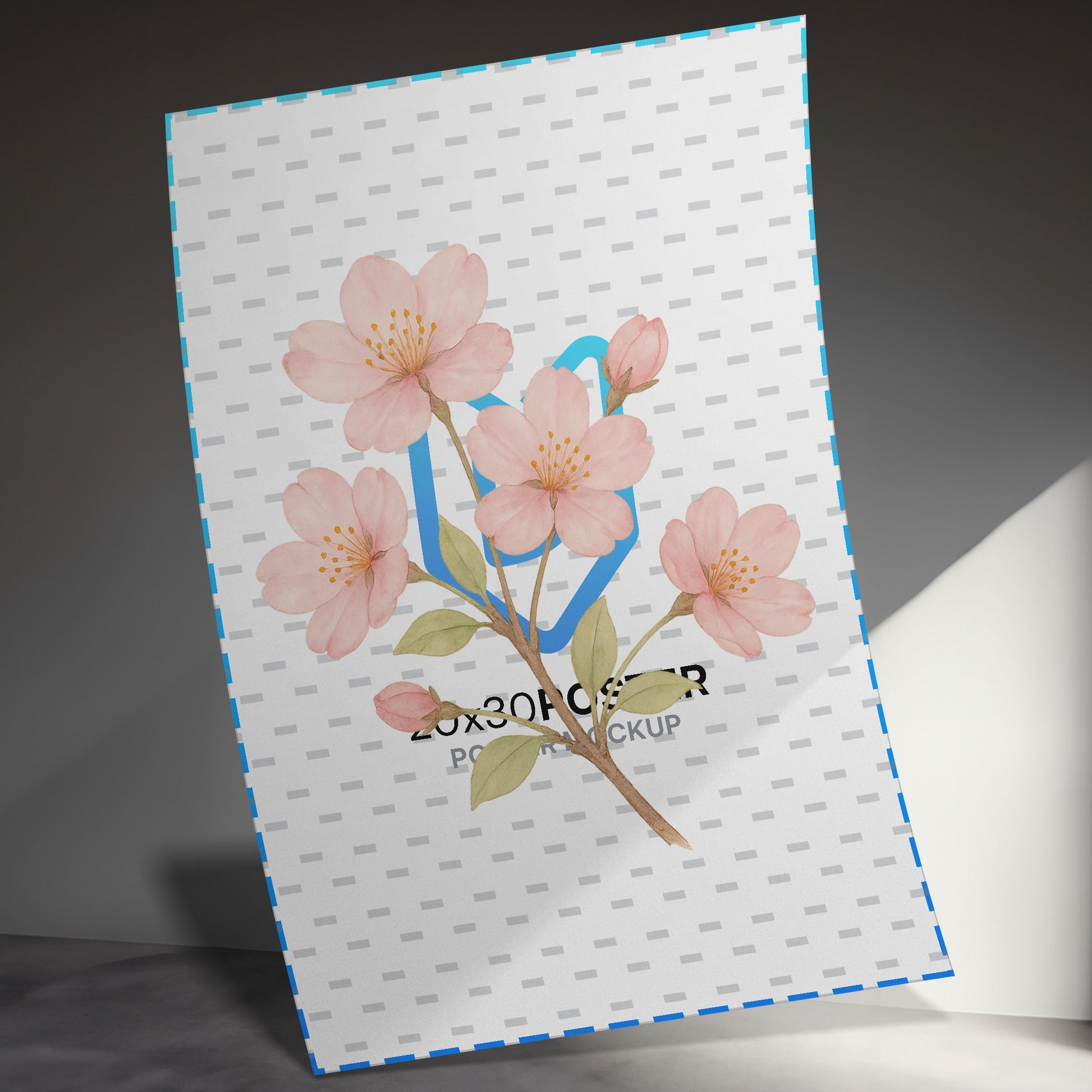 Beautiful Cherry Blossom Design Poster product type