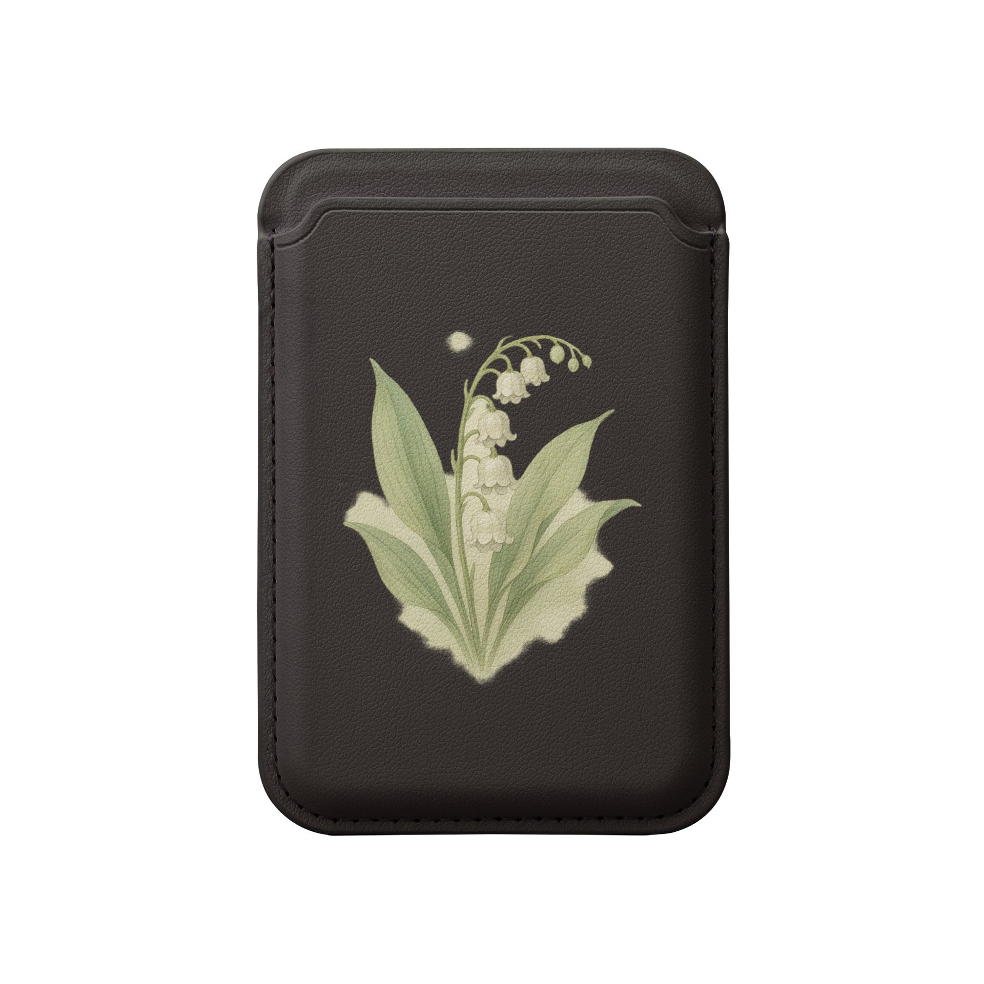 Elegant Lily of the Valley Design Card Holder product