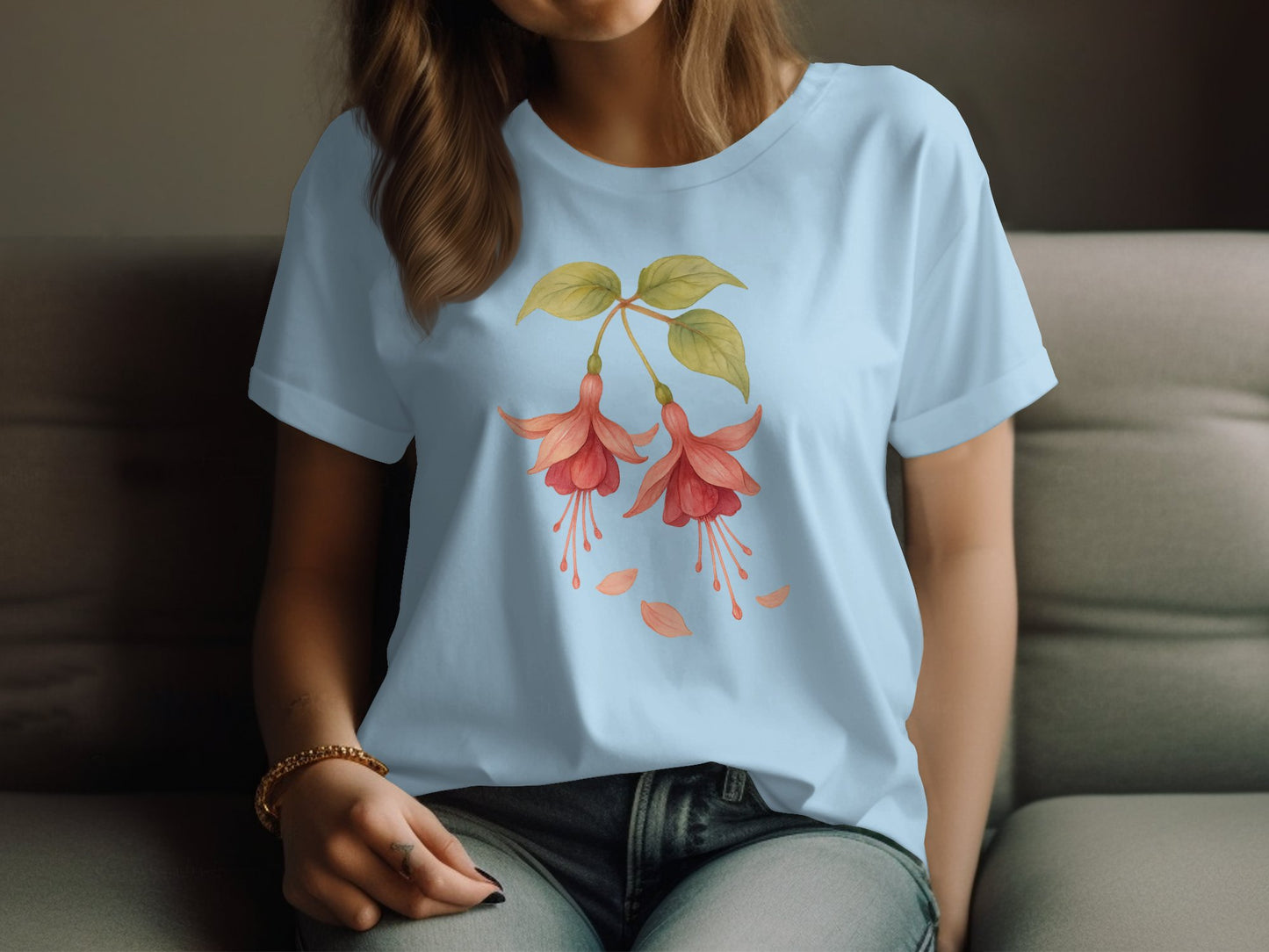 Delicate Floral Blossom Art Women's T-shirt product