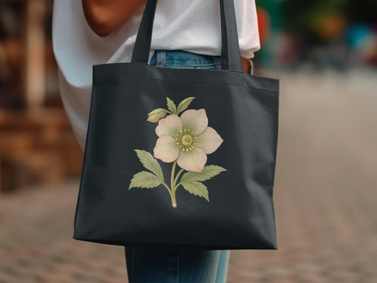 Beautifully Illustrated Flower Design Tote Bag product