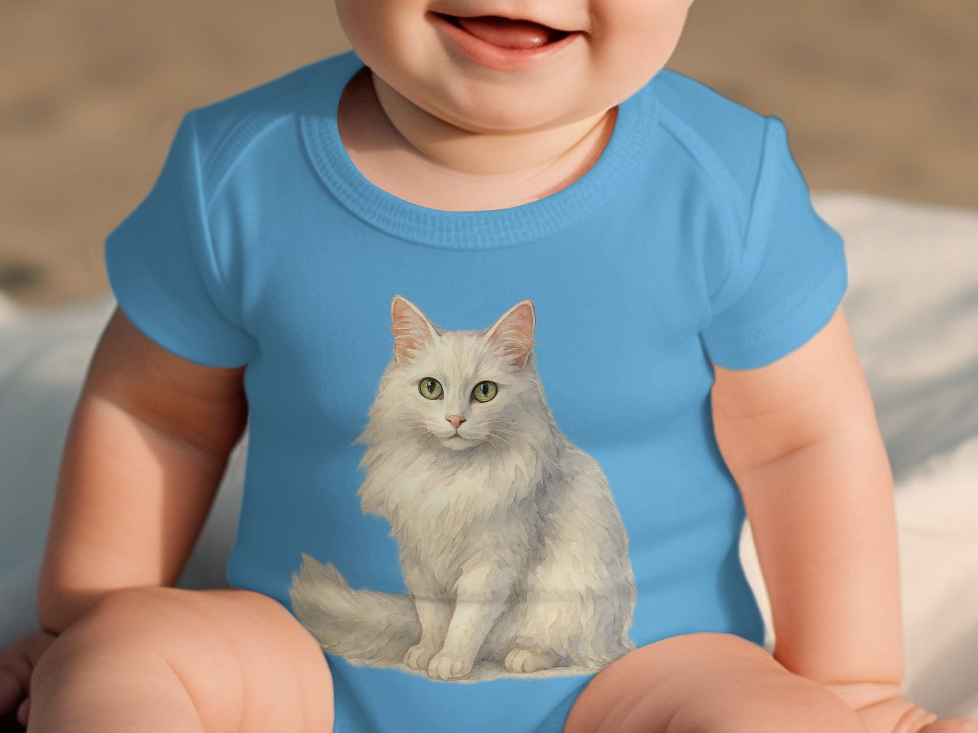 Cute Baby Apparel with Adorable Cat Print product type