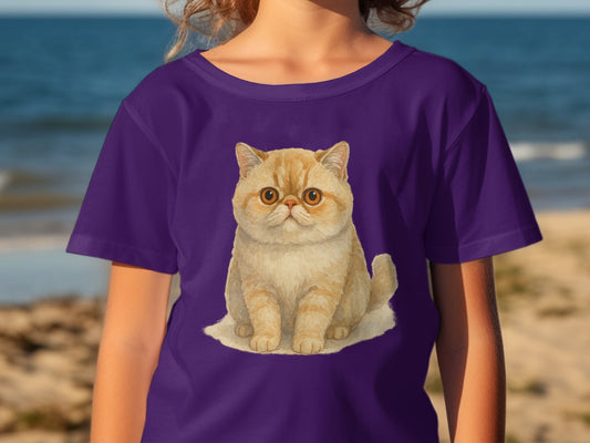 Cute Orange Cat Graphic Women's T-shirt Product Type