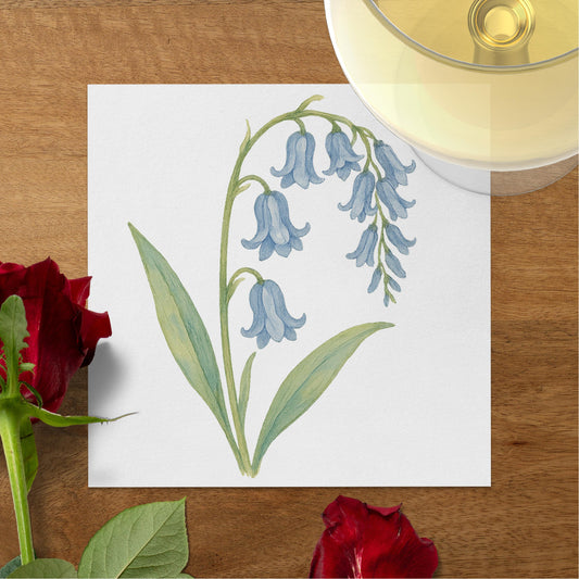 Beautiful Bluebell Artwork on Greeting Card product type