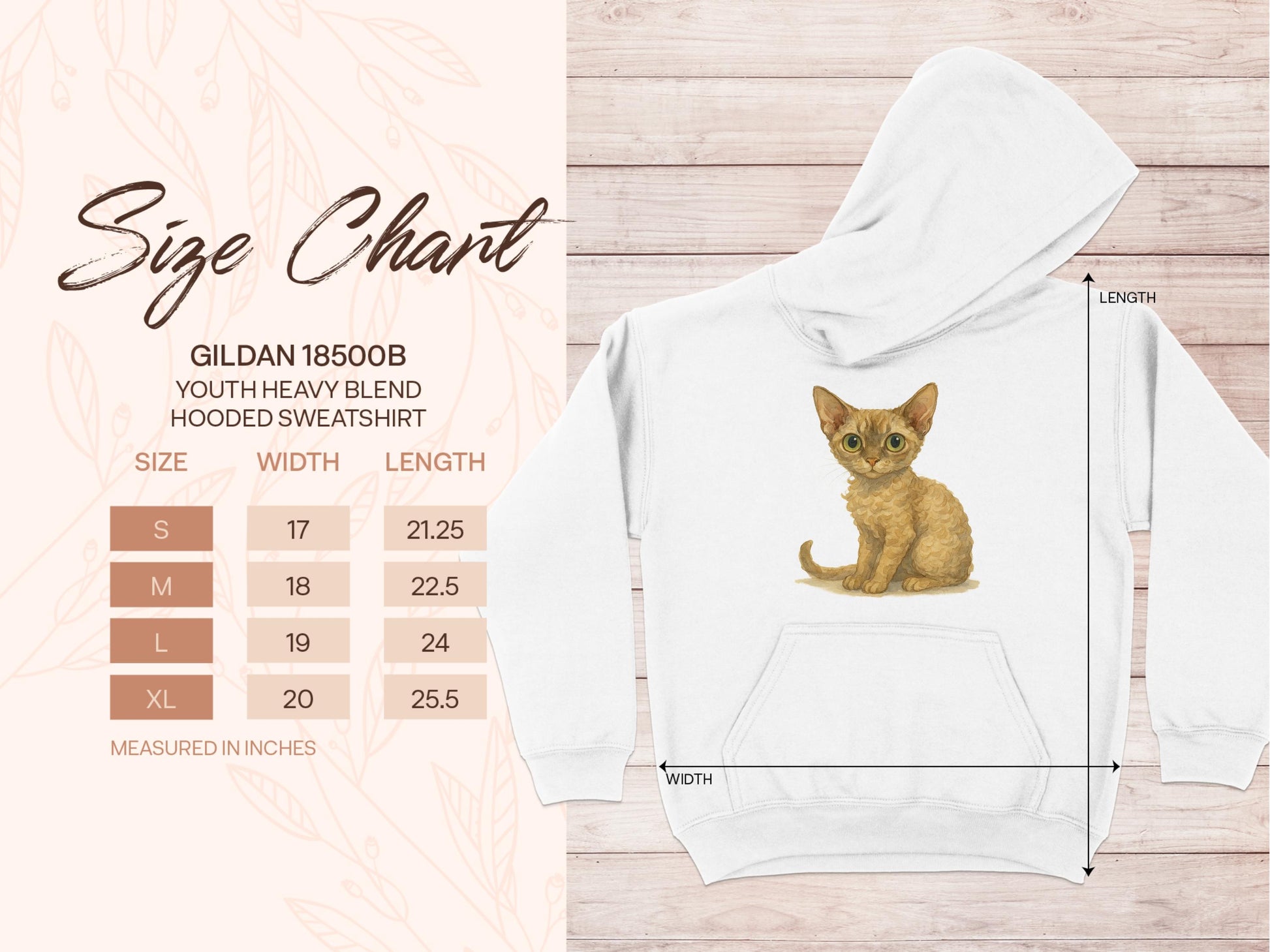 Cute Kitten Youth Heavy Blend Hooded Sweatshirt product
