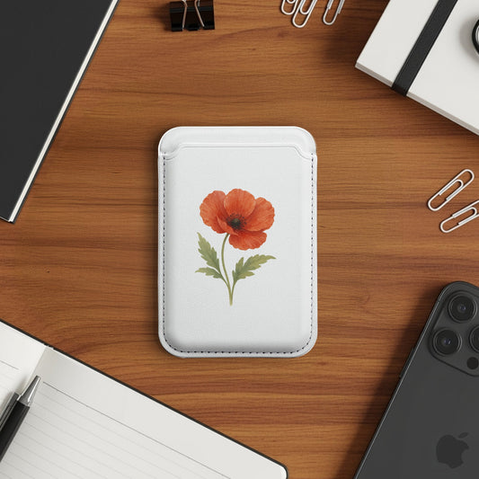 Elegant Floral Red Poppy Printed Accessory Product