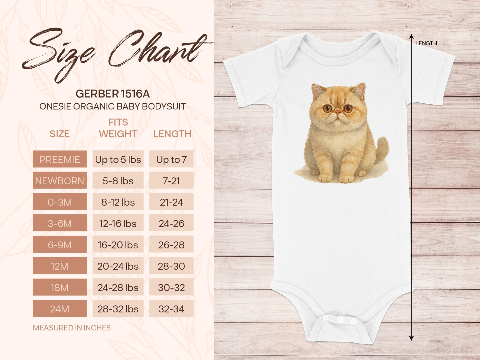 Adorable Kitten Print Organic Baby Bodysuit product