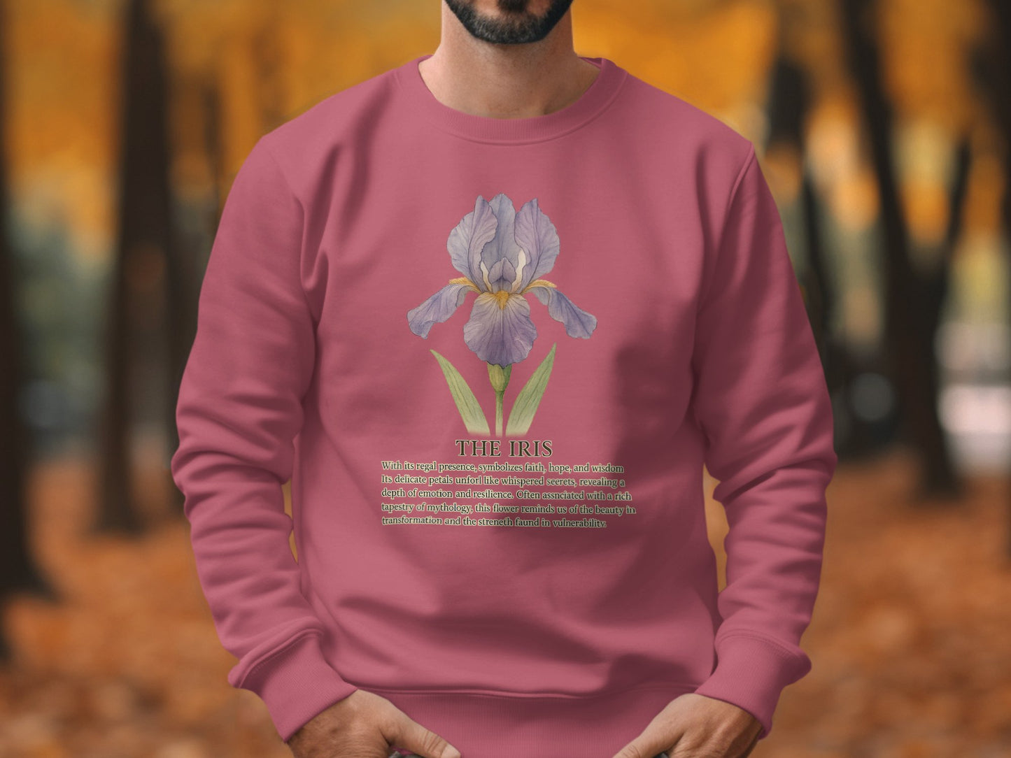 Beautiful Floral Design Long Sleeve Shirt Product