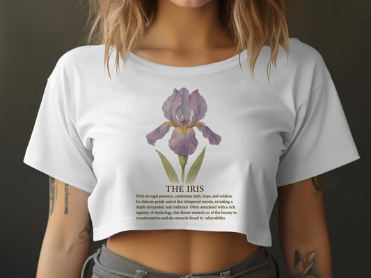 The Iris Graphic Crop Top apparel product