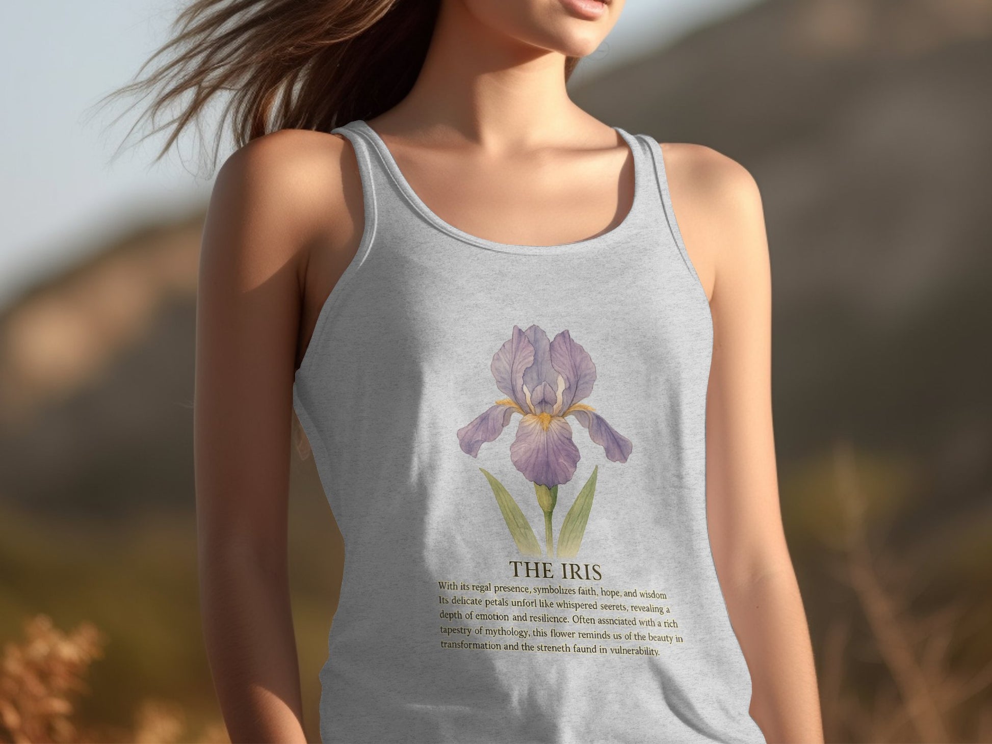 Floral Design Sleeveless Women's Tank Top product type