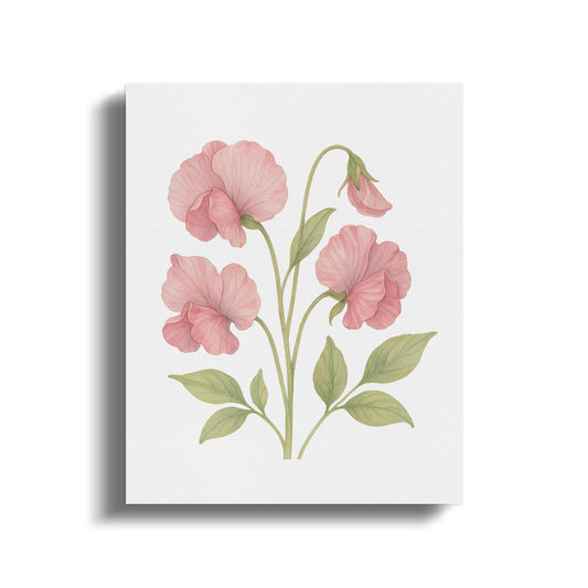 Elegant Floral Botanical Art Canvas product type