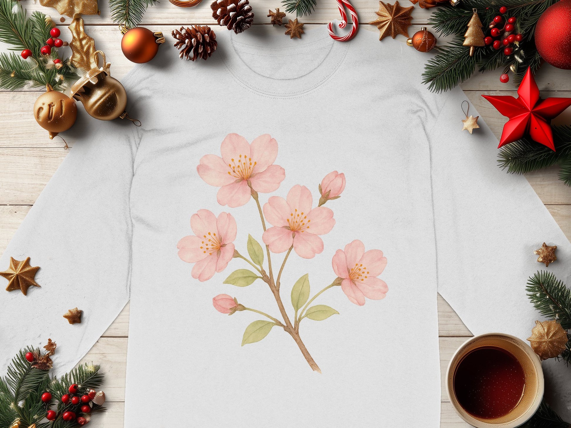 Beautiful Cherry Blossom Long Sleeve Shirt product