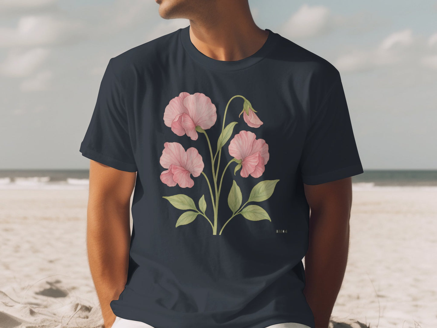Floral Artwork Pink Blossoms T-Shirt product type