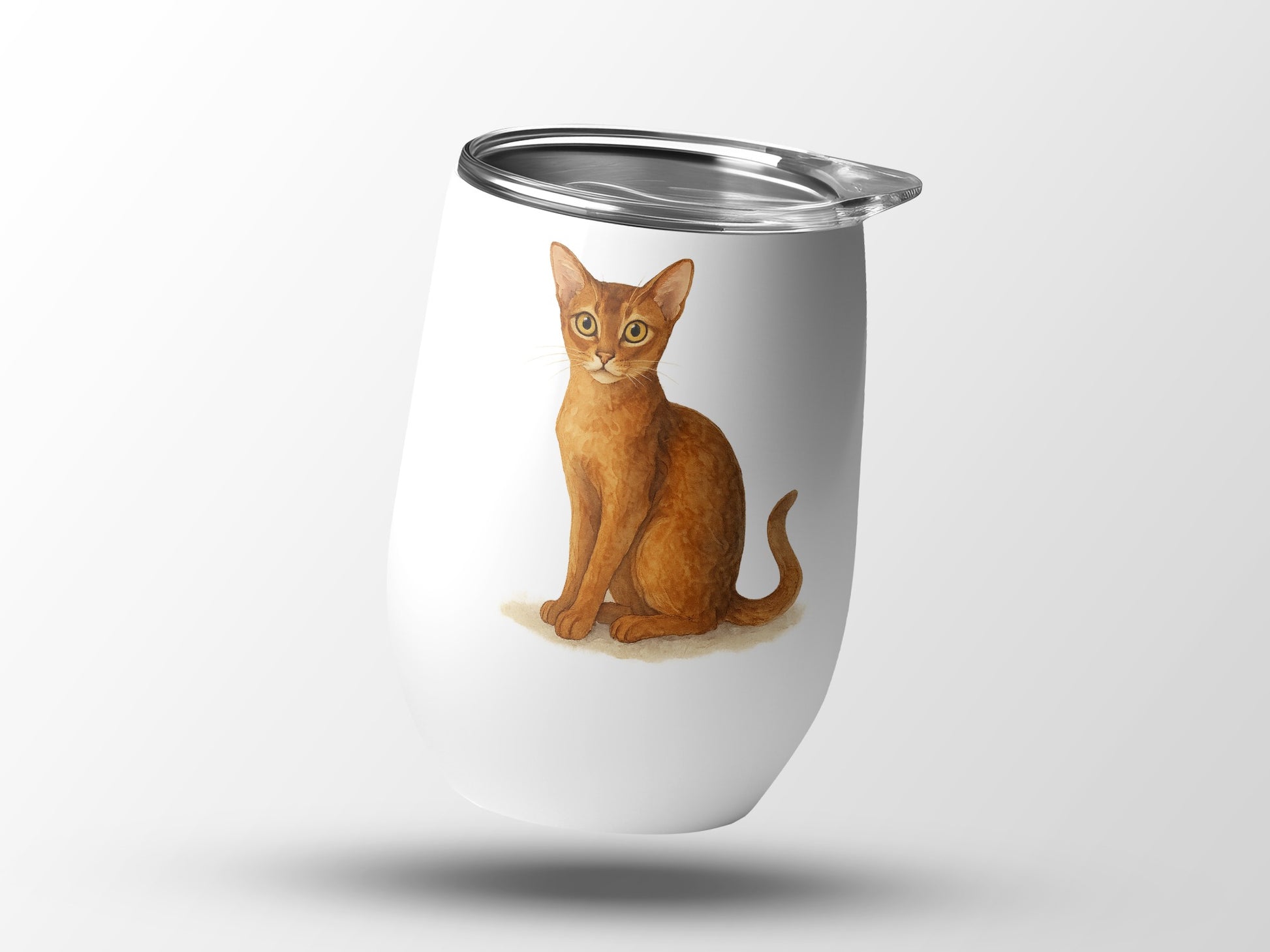 Cute Kitty Cat Design Insulated Tumbler Drinkware Product