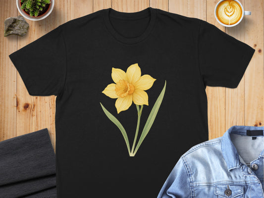 Yellow Daffodil Flower Graphic T-shirt product type